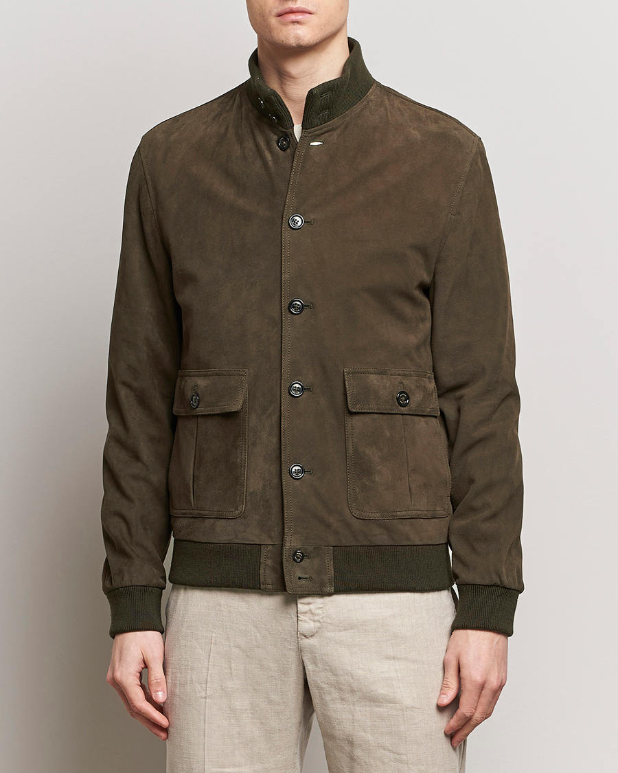 Herr | Jackor | Valstar | Valstarino Suede Jacket Muschio