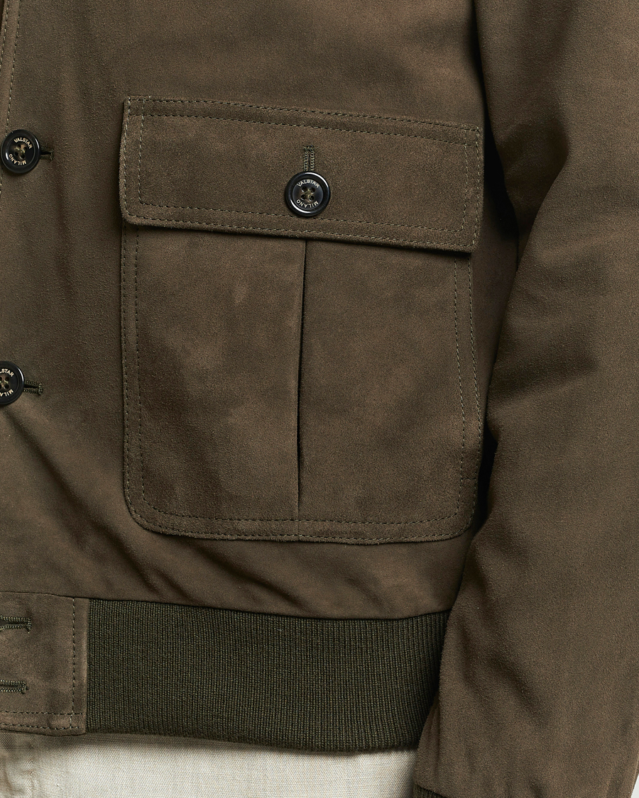 Herr | Jackor | Valstar | Valstarino Suede Jacket Muschio