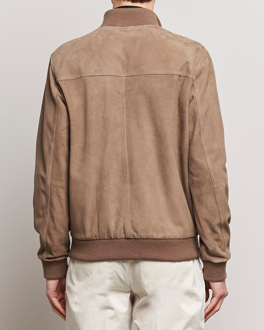 Herr | Jackor | Valstar | Valstarino Suede Jacket Greige