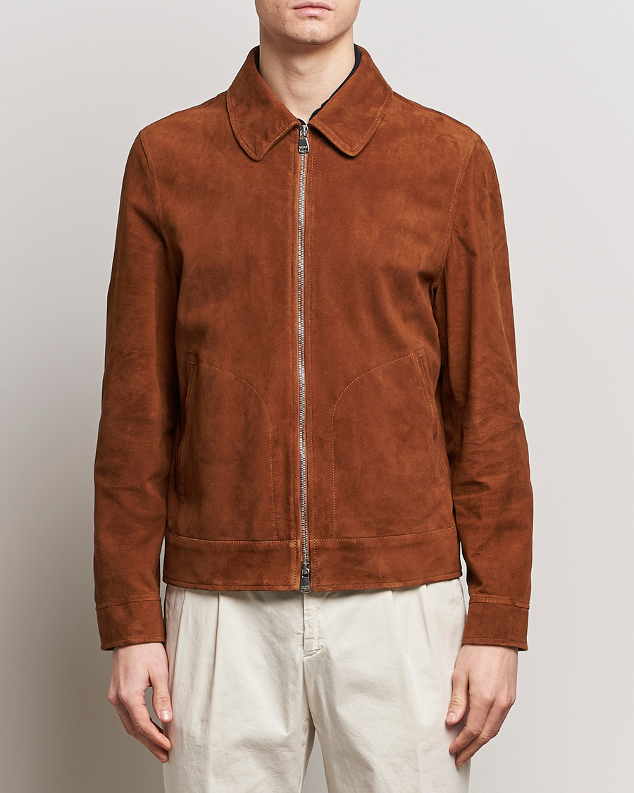 Herr | Avdelningar | Valstar | Suede Zip Bomber Jacket Sandal