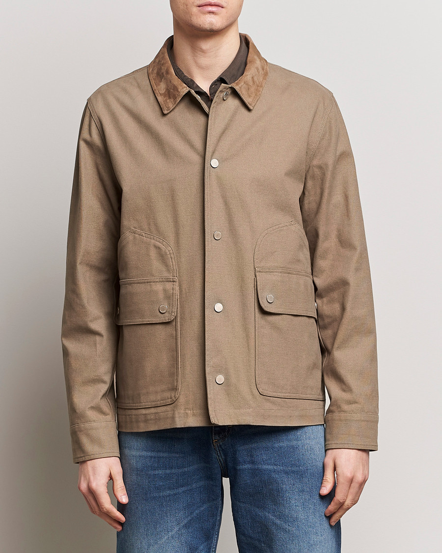 Herr | Italian Department | Valstar | Canvas Chore Jacket Khaki