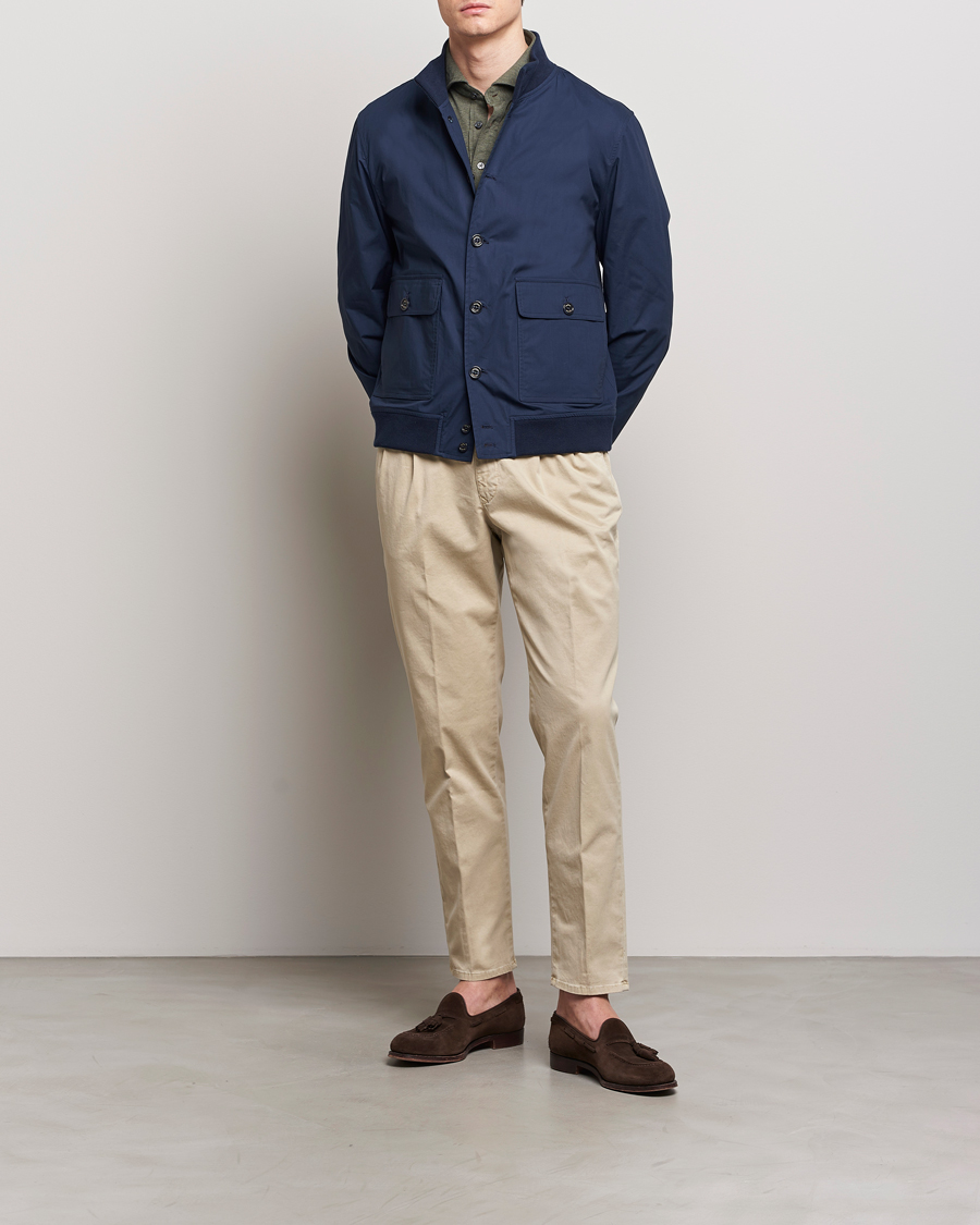 Herr | Jackor | Valstar | Lightweight Cotton Valstarino Navy