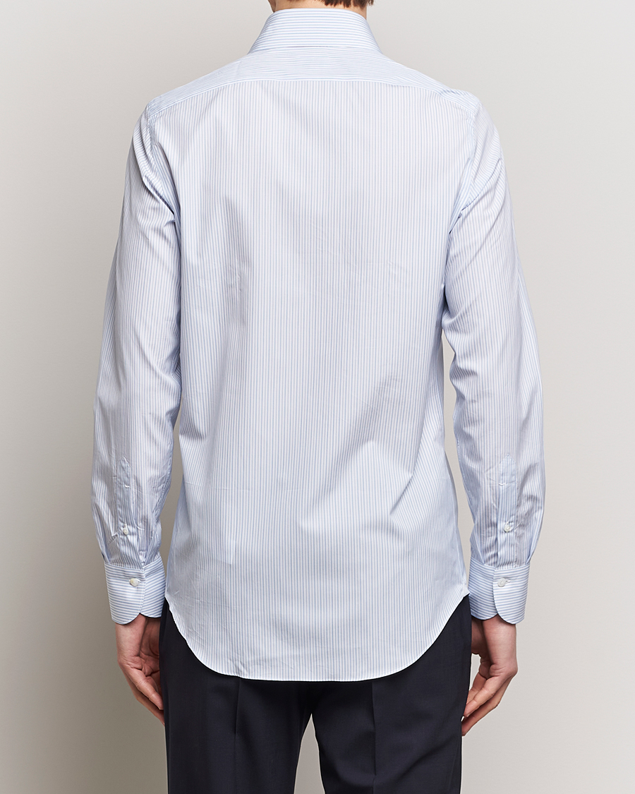 Herr | Skjortor | Finamore Napoli | Milano Slim Giza 170 Dress Shirt Light Blue
