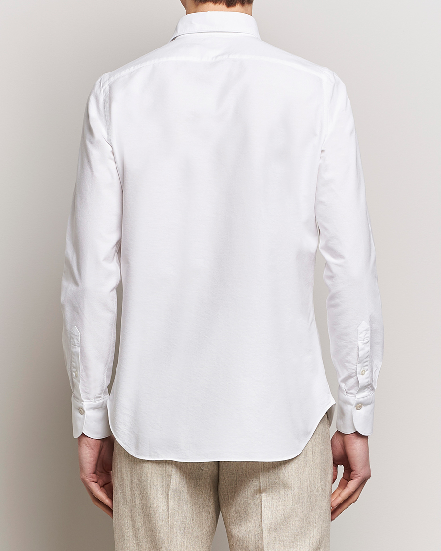 Herr | Skjortor | Finamore Napoli | Gaeta Chambray Shirt White