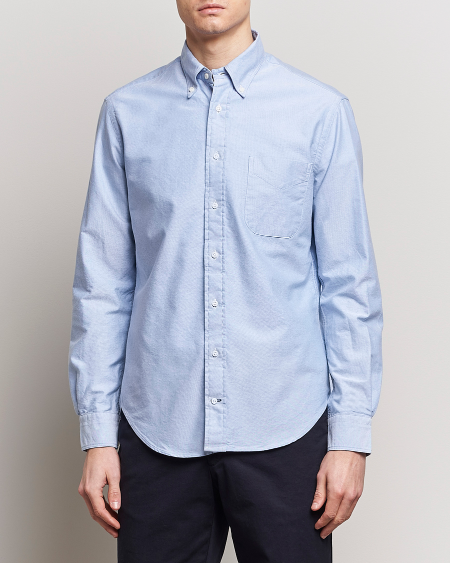 Herr |  | Gitman Vintage | Button Down Oxford Shirt Light Blue