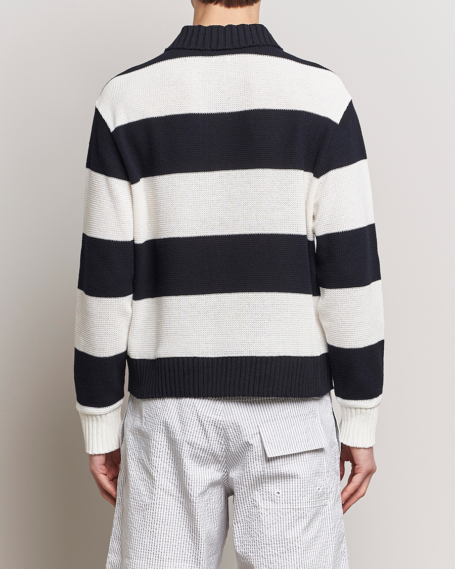 Herr | Tröjor | Thom Browne | Long Sleeve Rugby White/Navy