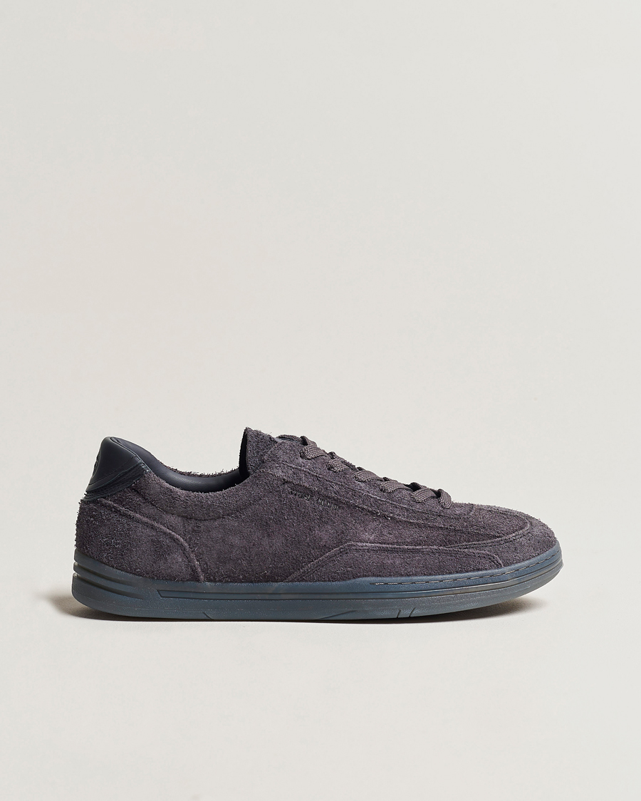 Herr | Stone Island S0101 Suede Sneakers Blue Grey | Stone Island | S0101 Suede Sneakers Blue Grey