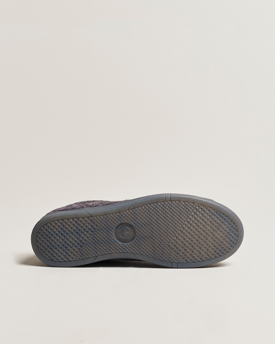 Herr | Stone Island S0101 Suede Sneakers Blue Grey | Stone Island | S0101 Suede Sneakers Blue Grey
