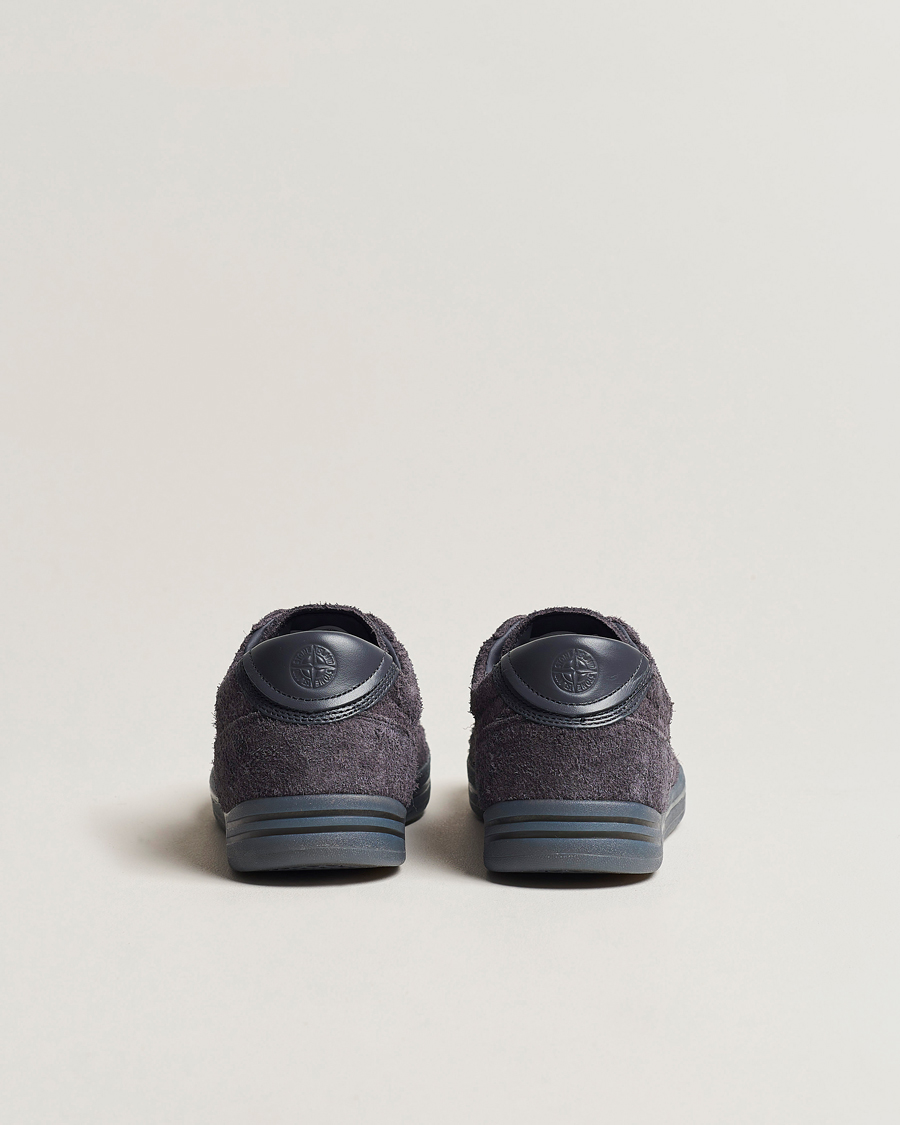 Herr | Stone Island S0101 Suede Sneakers Blue Grey | Stone Island | S0101 Suede Sneakers Blue Grey