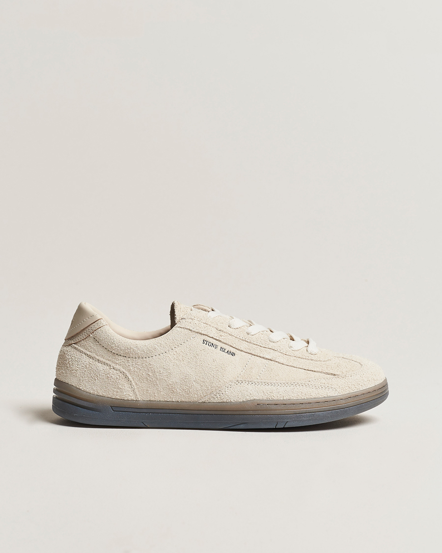 Herr | Stone Island S0101 Suede Sneakers Natural Beige | Stone Island | S0101 Suede Sneakers Natural Beige