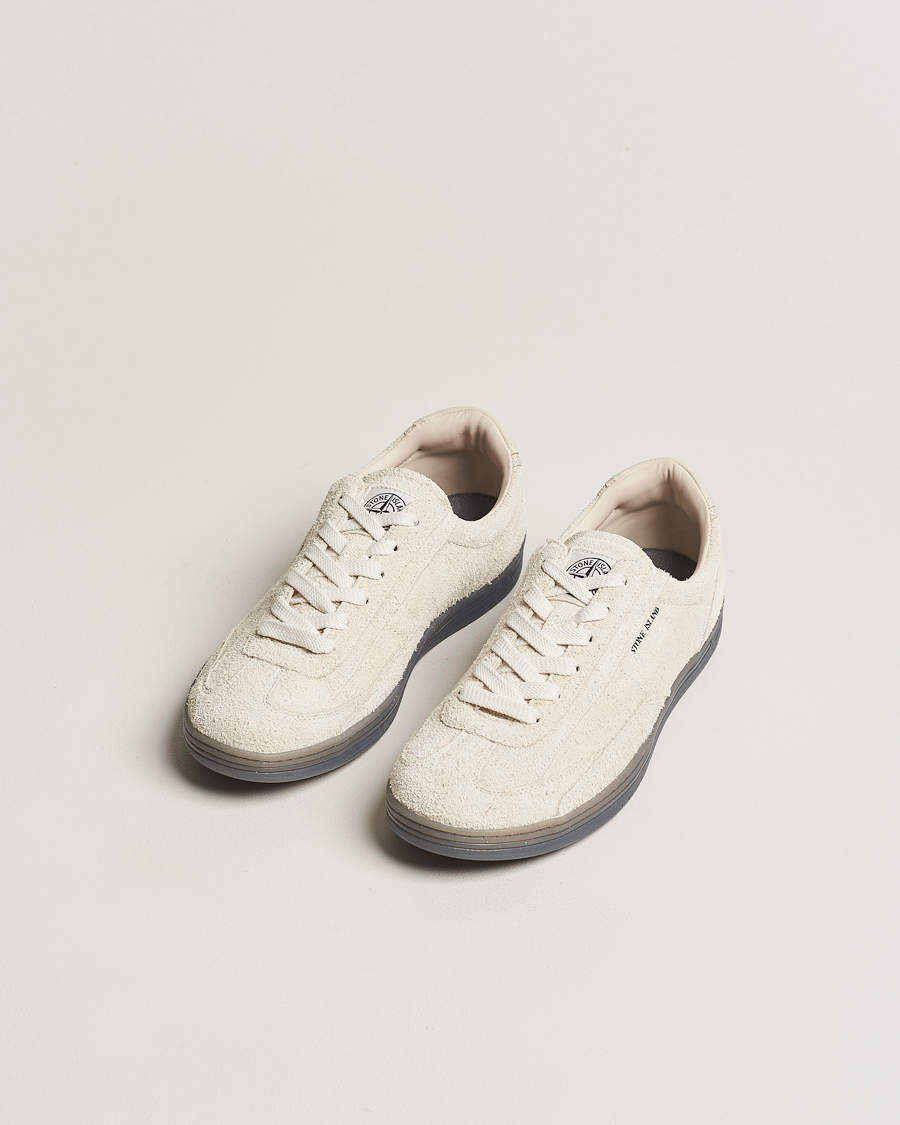 Herr | Stone Island S0101 Suede Sneakers Natural Beige | Stone Island | S0101 Suede Sneakers Natural Beige