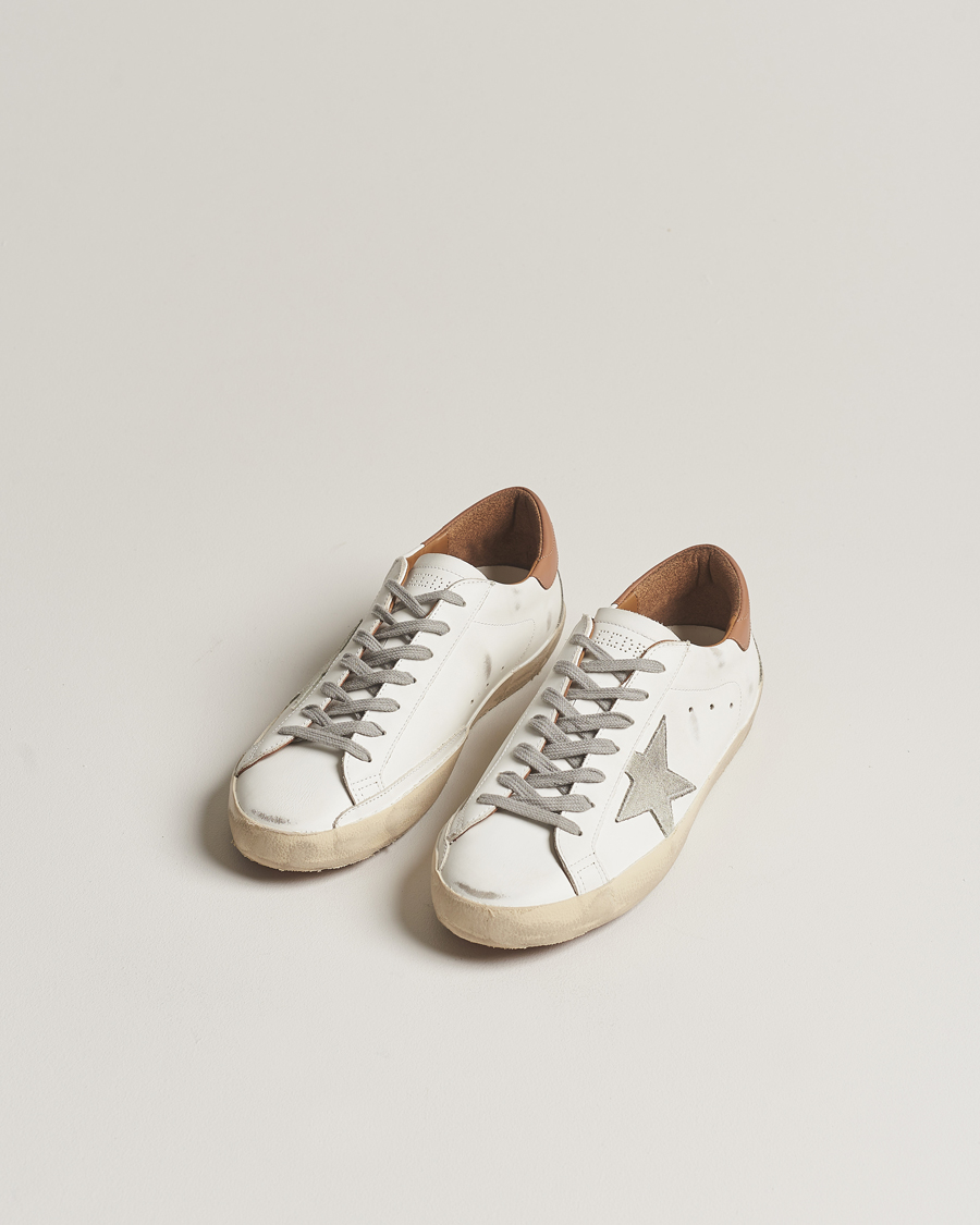 Herr | Sneakers | Golden Goose | Super-Star Sneakers White/Caramel