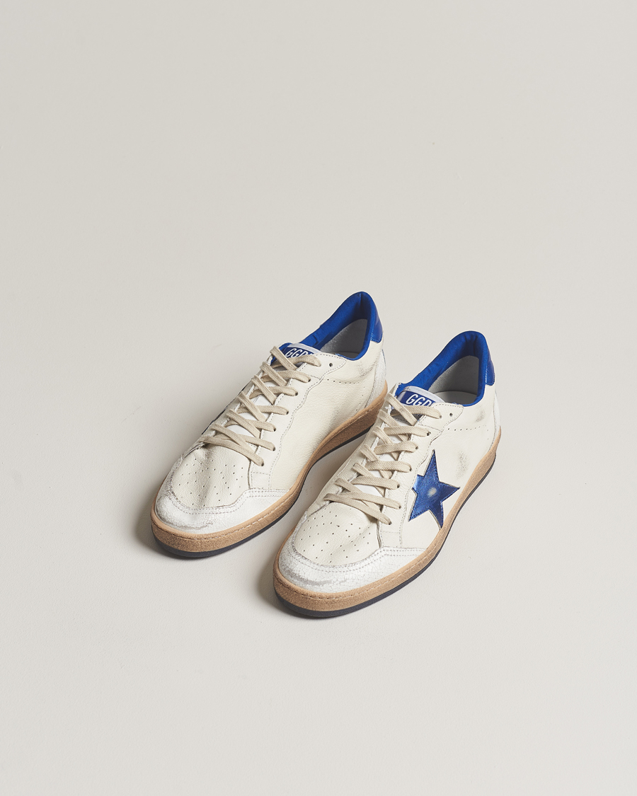 Herr | Contemporary Creators | Golden Goose | Deluxe Brand Ball Star Sneakers White/Blue