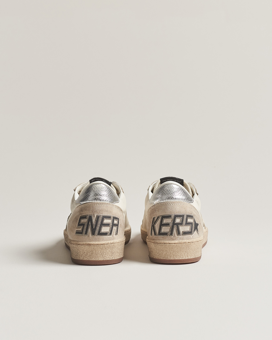 Herr | Golden Goose Deluxe Brand Ball Star Sneakers White/Beige | Golden Goose | Deluxe Brand Ball Star Sneakers White/Beige