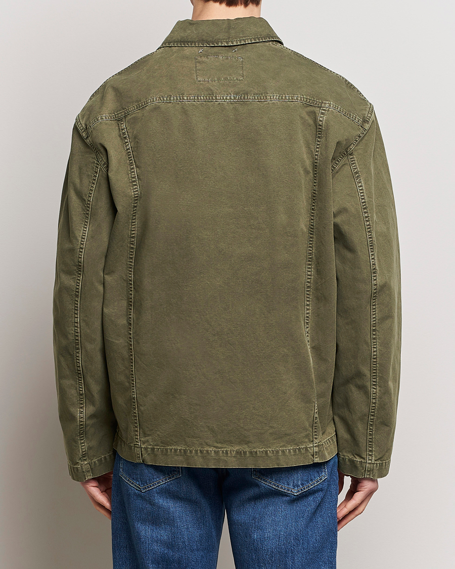 Herr | Jackor | Golden Goose | Deluxe Brand Garment Dyed Work Shirt Military Green