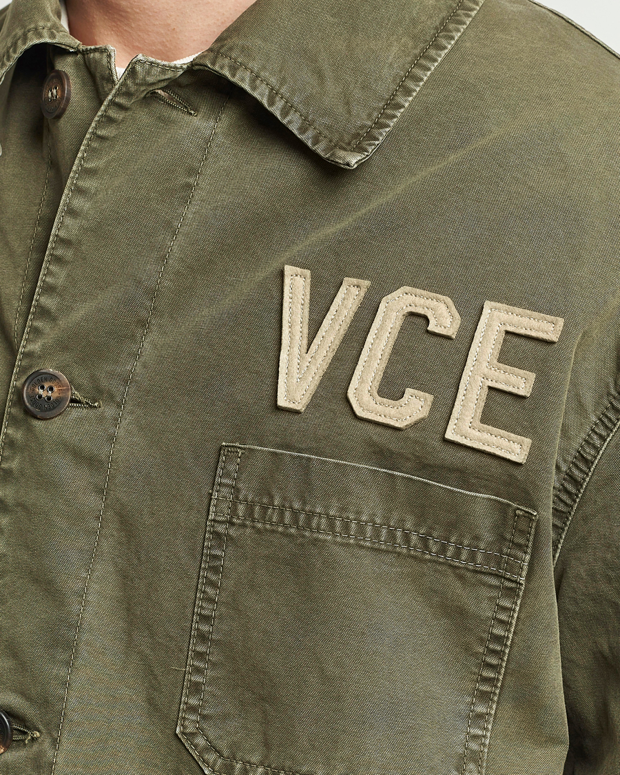 Herr | Jackor | Golden Goose | Deluxe Brand Garment Dyed Work Shirt Military Green