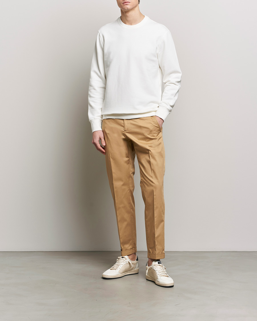 Herr | Byxor | Golden Goose | Deluxe Brand Comfort Cotton Chinos Beige