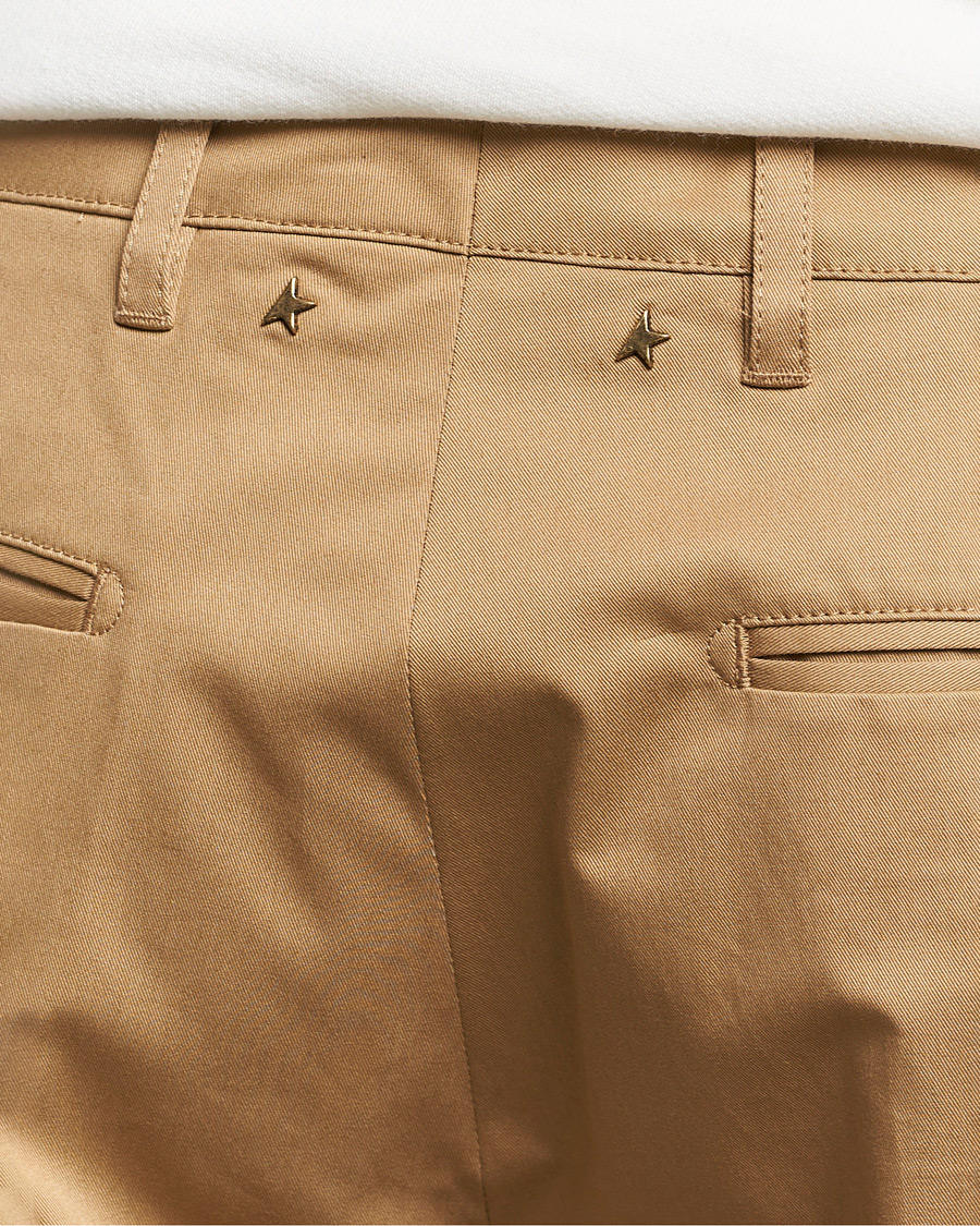 Herr | Byxor | Golden Goose | Deluxe Brand Comfort Cotton Chinos Beige