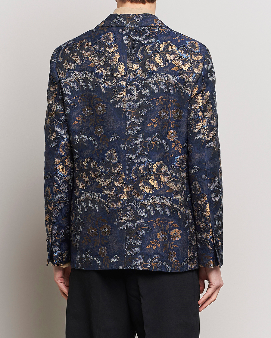 Herr | Kavajer | Etro | Floral Jacquard Evening Jacket Navy