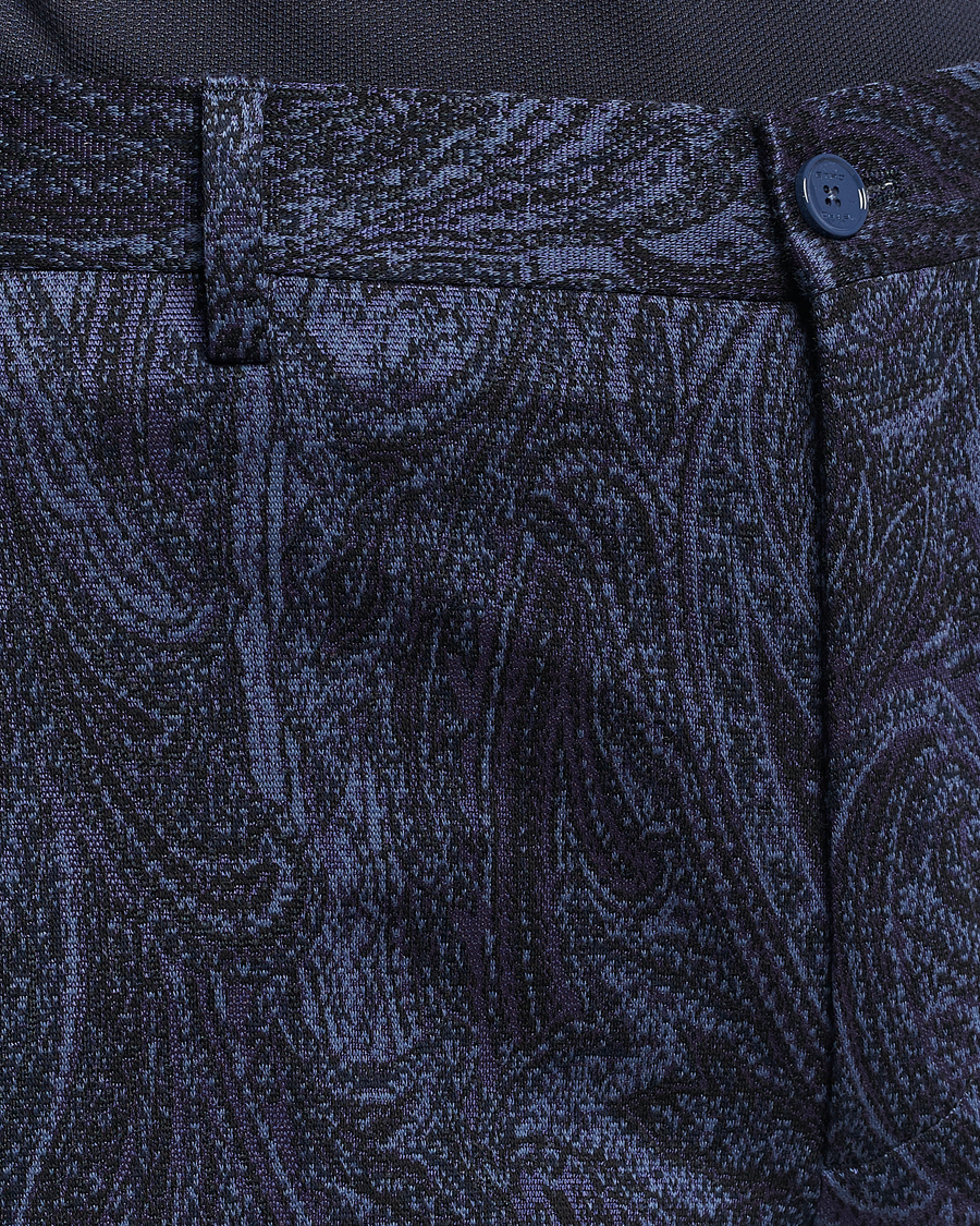 Herr | Byxor | Etro | Tonal Paisley Trousers Navy