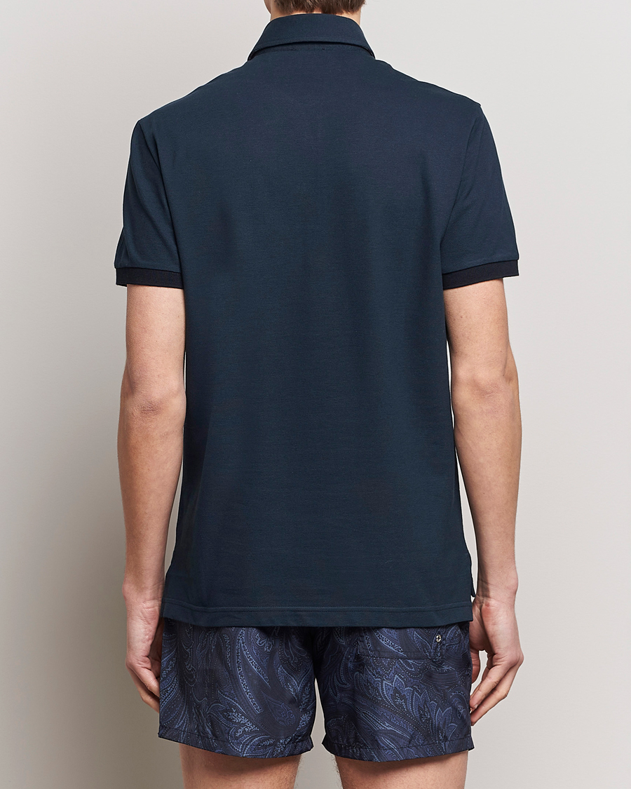 Herr | Pikéer | Etro | Contrast Paisley Polo Navy