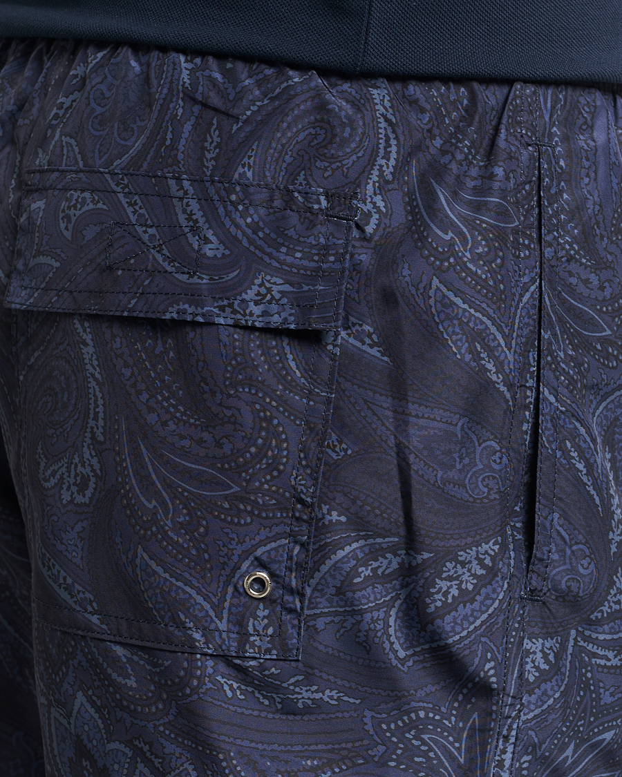 Herr | Badbyxor | Etro | Tonal Paisley Swim Shorts Blue