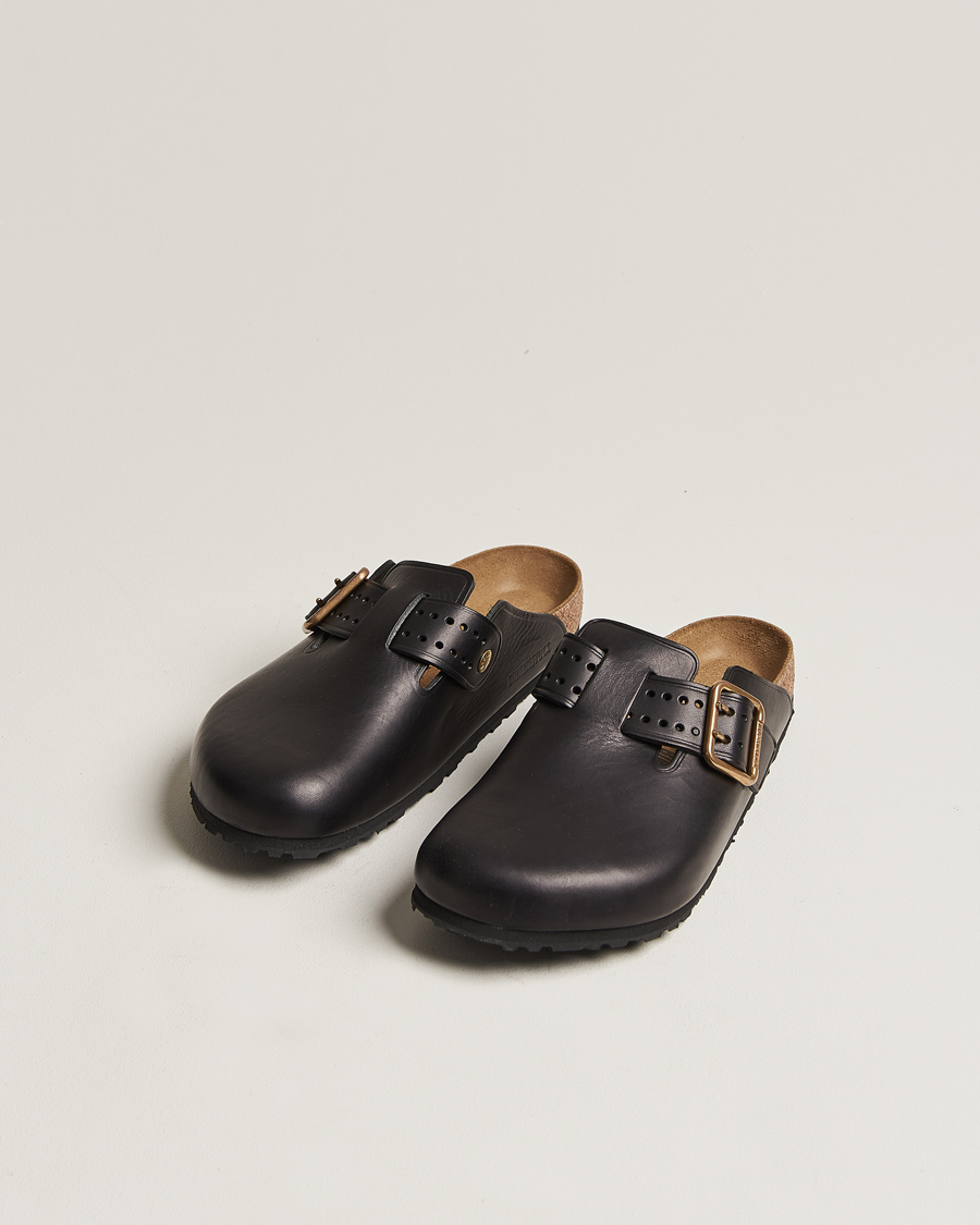 Herr | BIRKENSTOCK Boston Bold Black Leather | BIRKENSTOCK | Boston Bold Black Leather