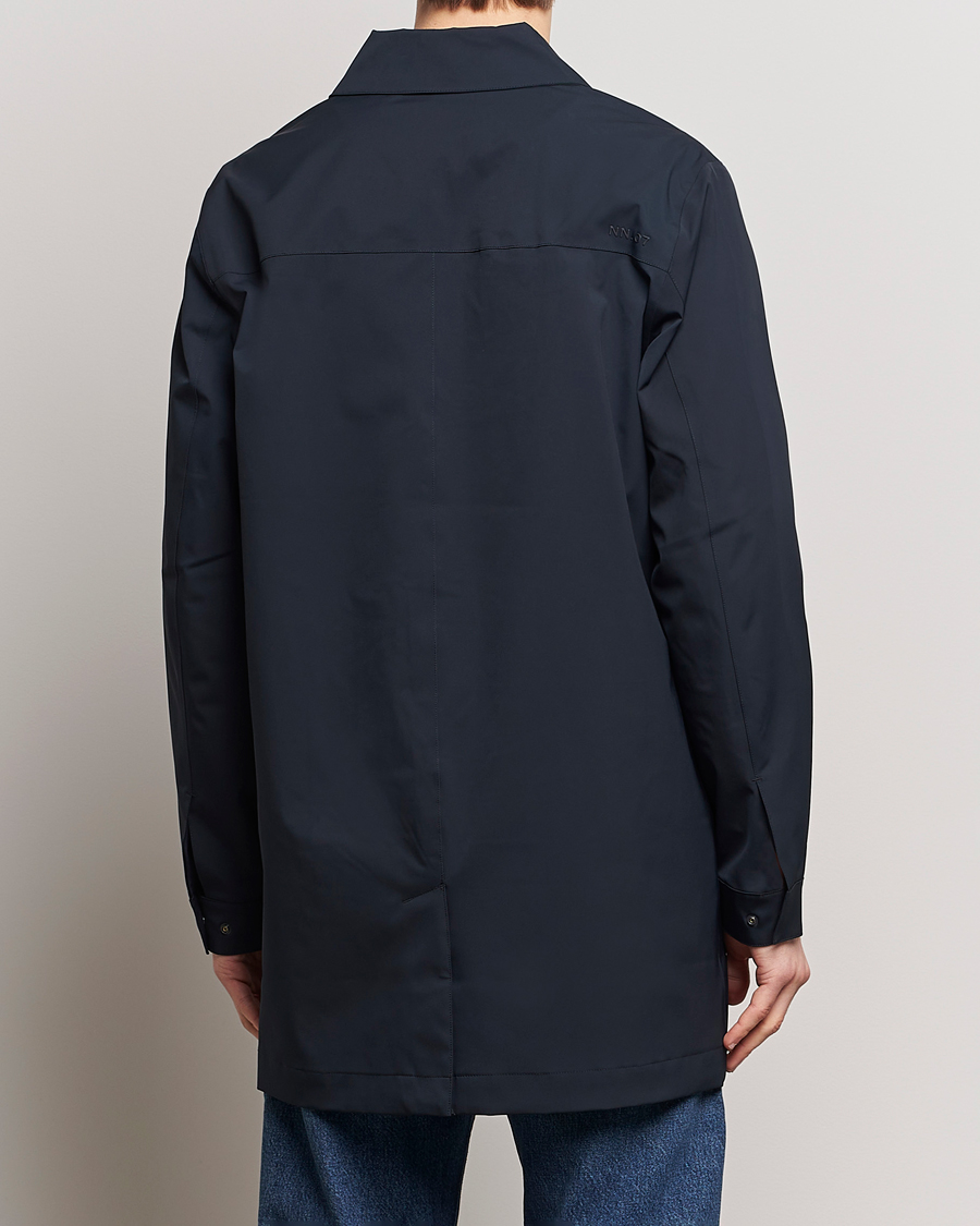 Herr | Jackor | NN07 | Kim Waterproof Car Coat Navy Blue
