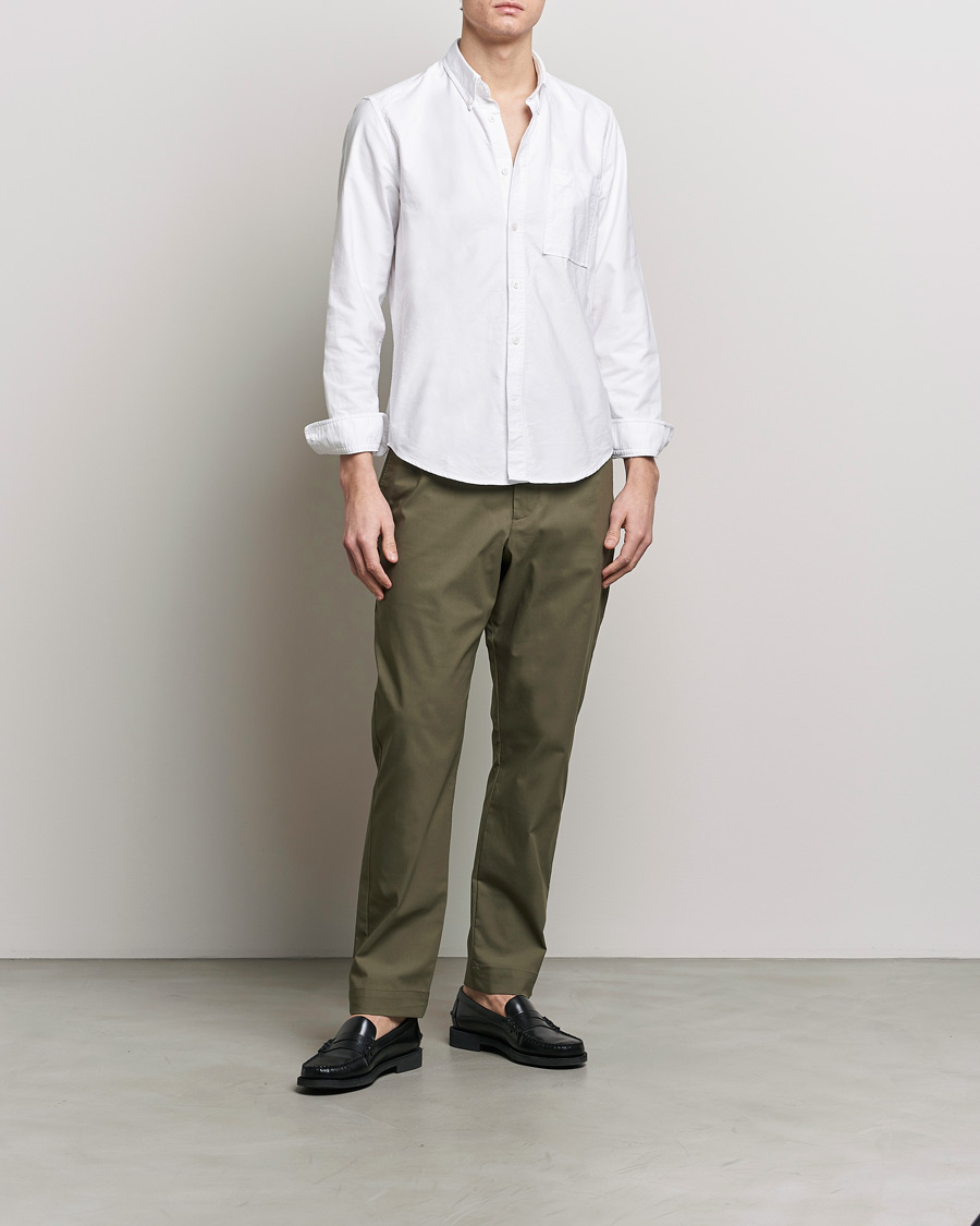 Herr | Byxor | NN07 | Billie Drawstring Pants Capers Green