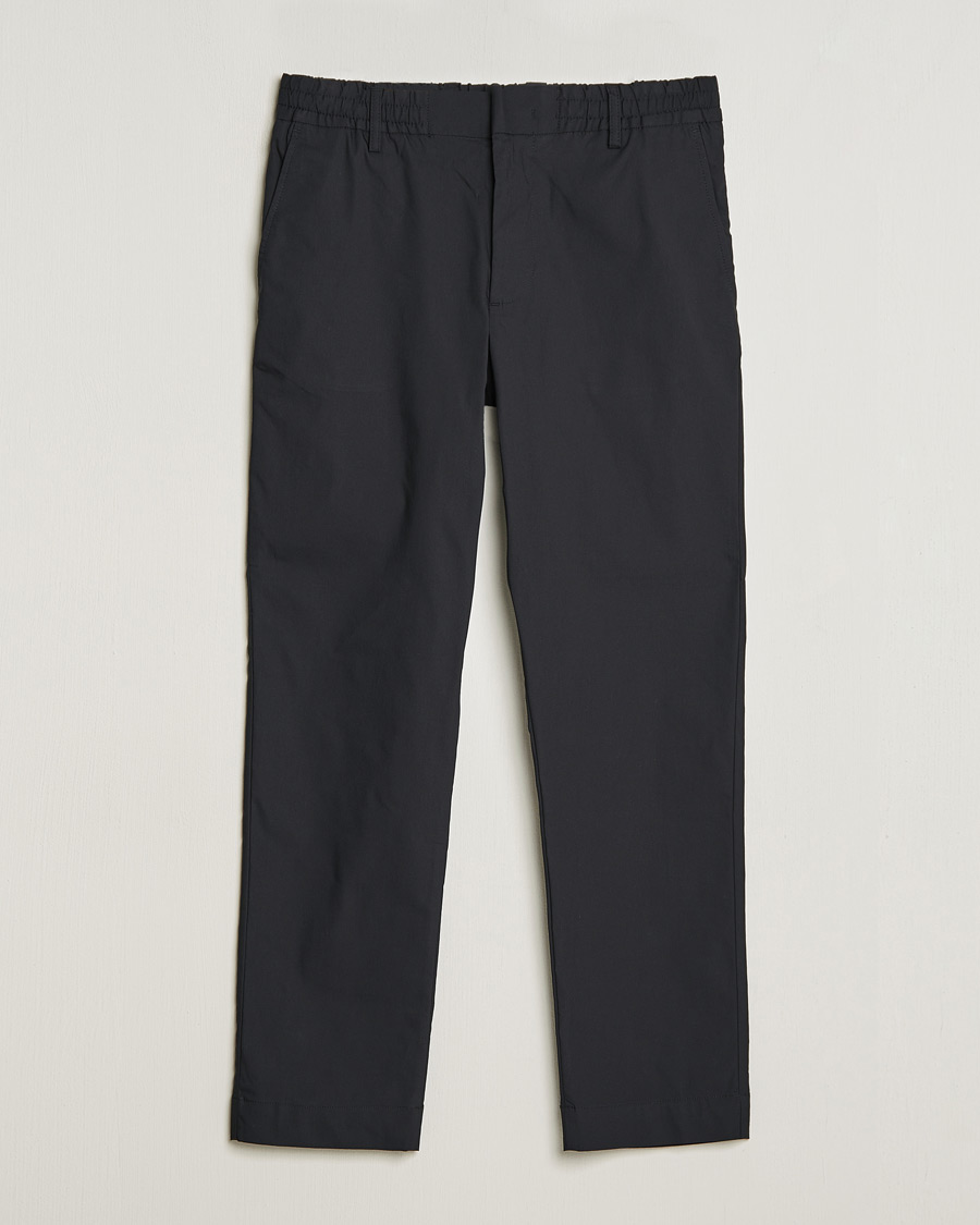 Herr | Byxor | NN07 | Billie Tech Drawstring Pants Black