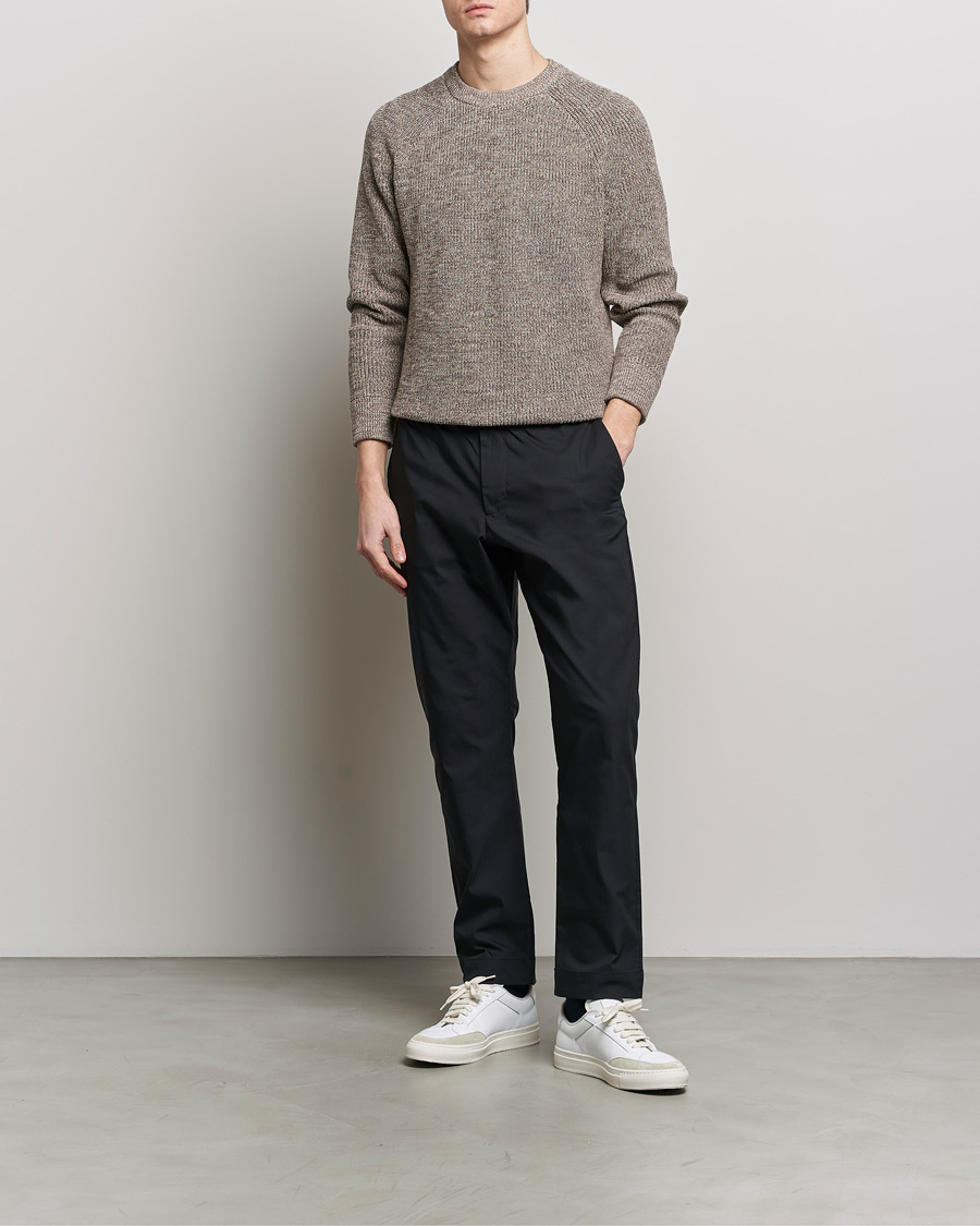 Herr | Byxor | NN07 | Billie Tech Drawstring Pants Black