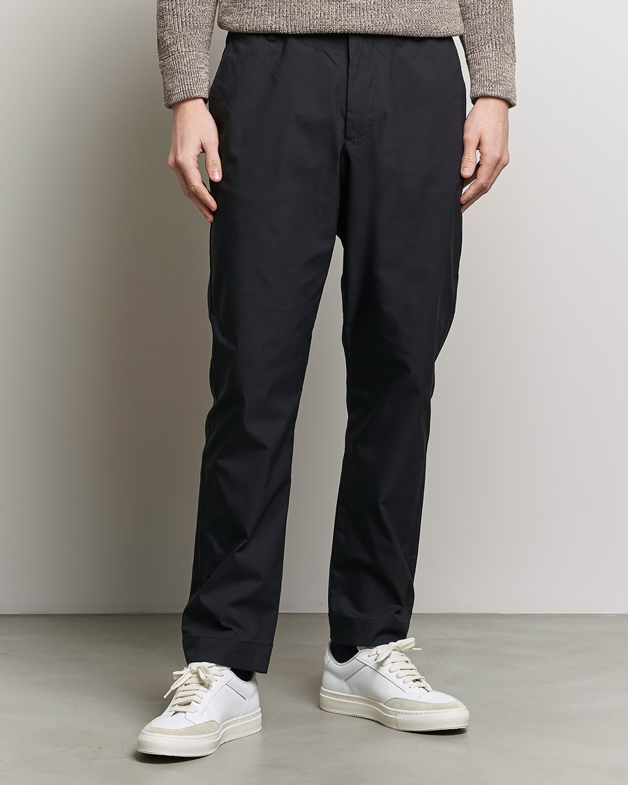 Herr | Byxor | NN07 | Billie Tech Drawstring Pants Black