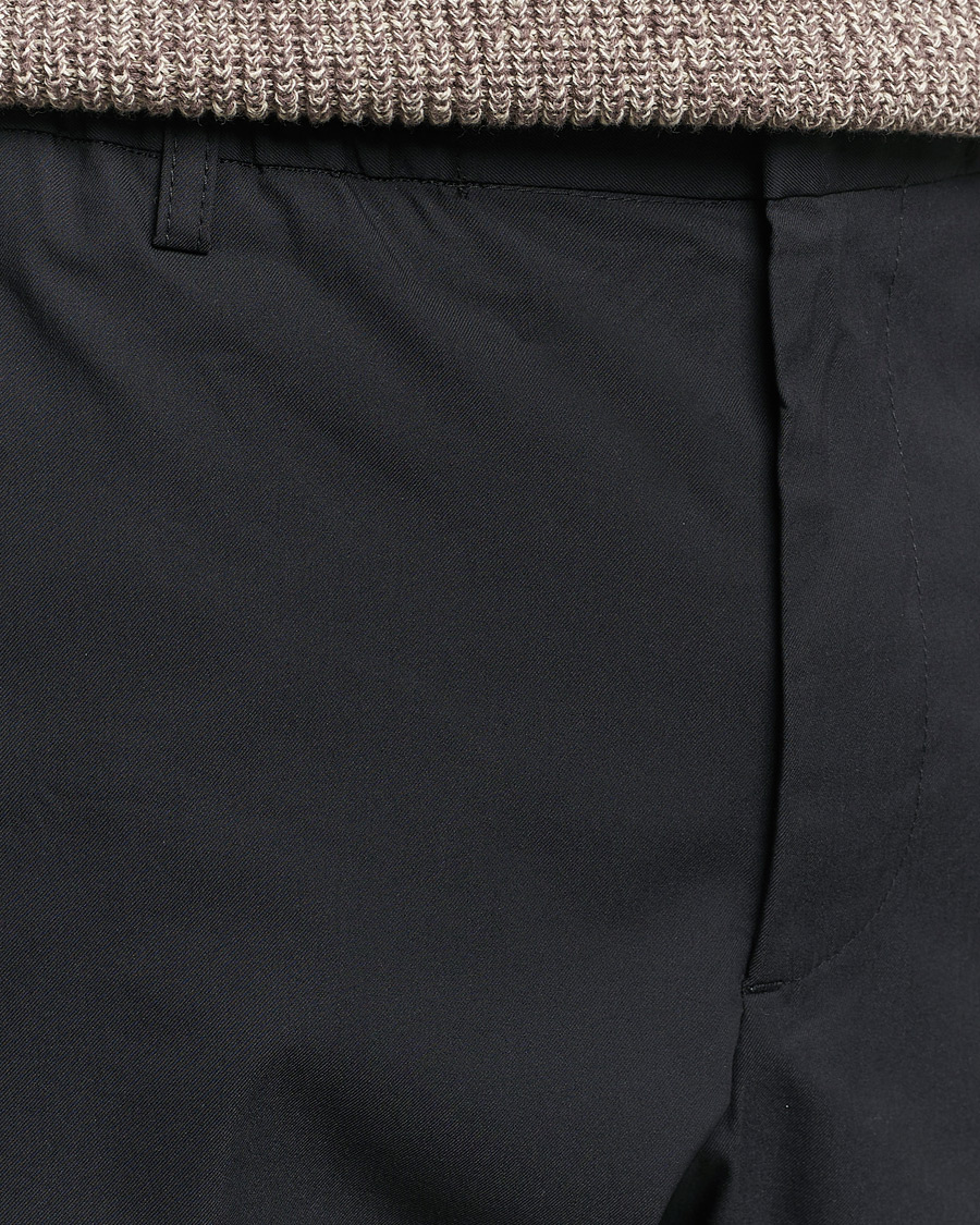 Herr | Byxor | NN07 | Billie Tech Drawstring Pants Black