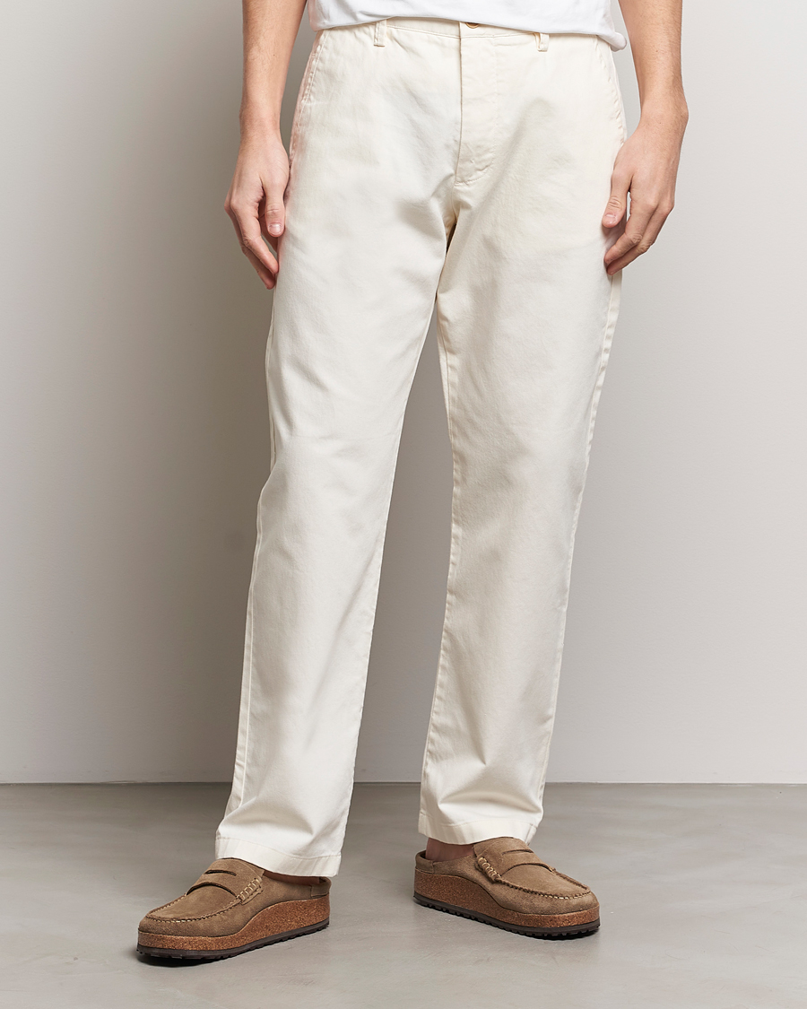 Herr | Byxor | NN07 | Alex Workwear Pants Off White