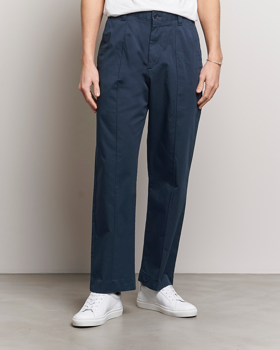 Herr |  | NN07 | Tauber Pleated Trousers Navy Blue