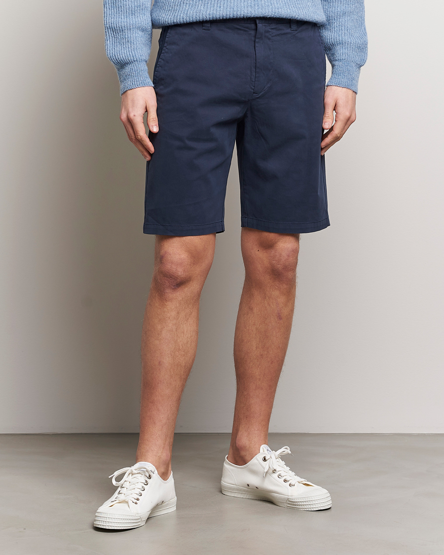 Herr | Chinosshorts | NN07 | Crown Shorts Navy Blue