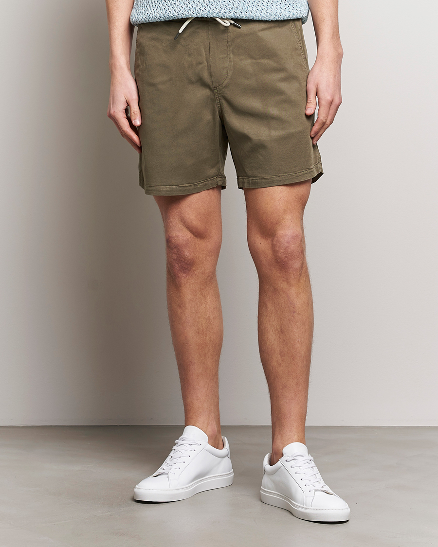 Herre | NN07 | NN07 | Gregor Tencel Drawstring Shorts Clay