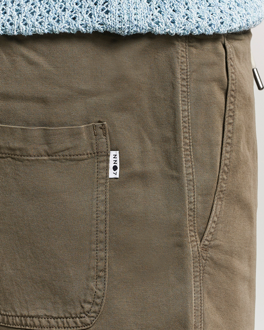 Herr | Shorts | NN07 | Gregor Tencel Drawstring Shorts Clay