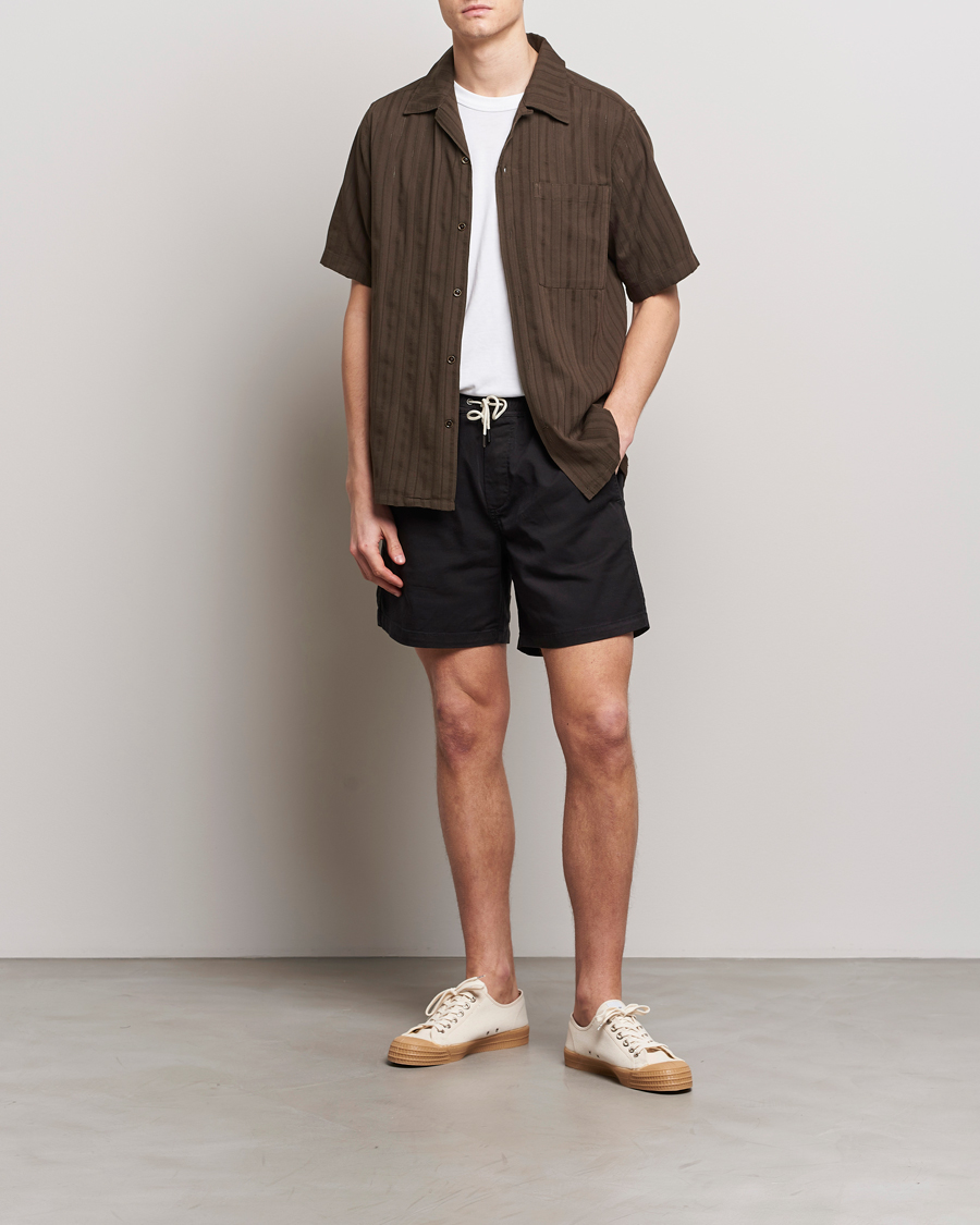 Herr | Shorts | NN07 | Gregor Drawstring Shorts Black