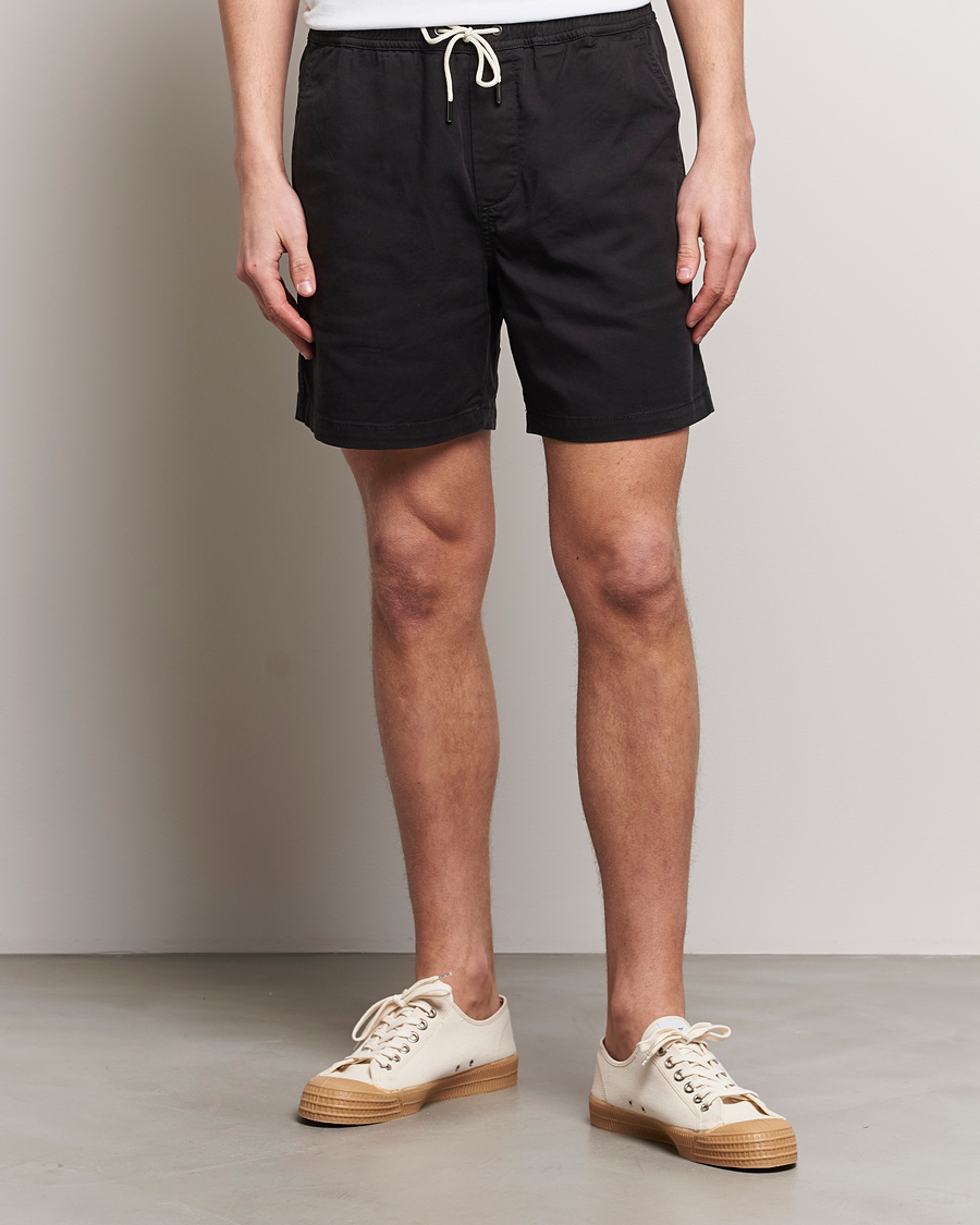 Herr | Shorts | NN07 | Gregor Drawstring Shorts Black