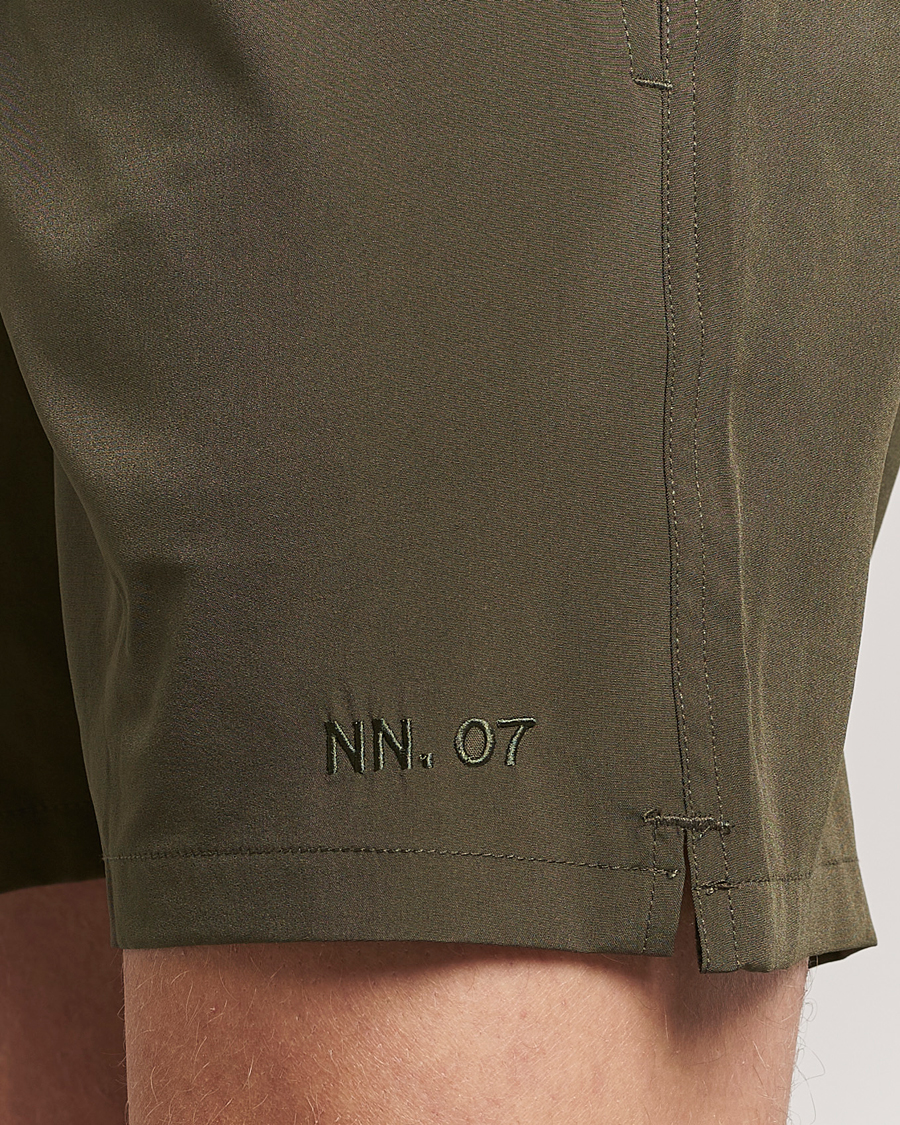 Herr | Badbyxor | NN07 | Jules Swimshorts Capers Green