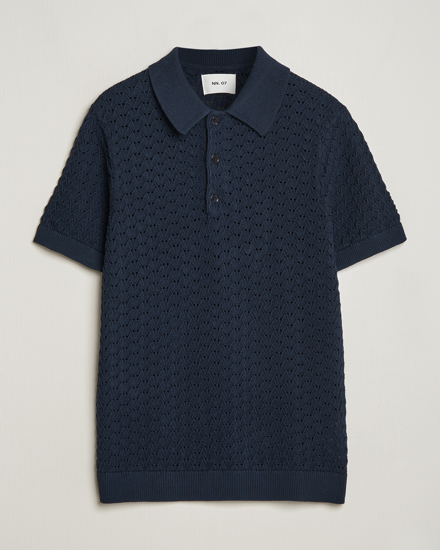 Herr | Pikéer | NN07 | Manuel Structured Polo Navy Blue