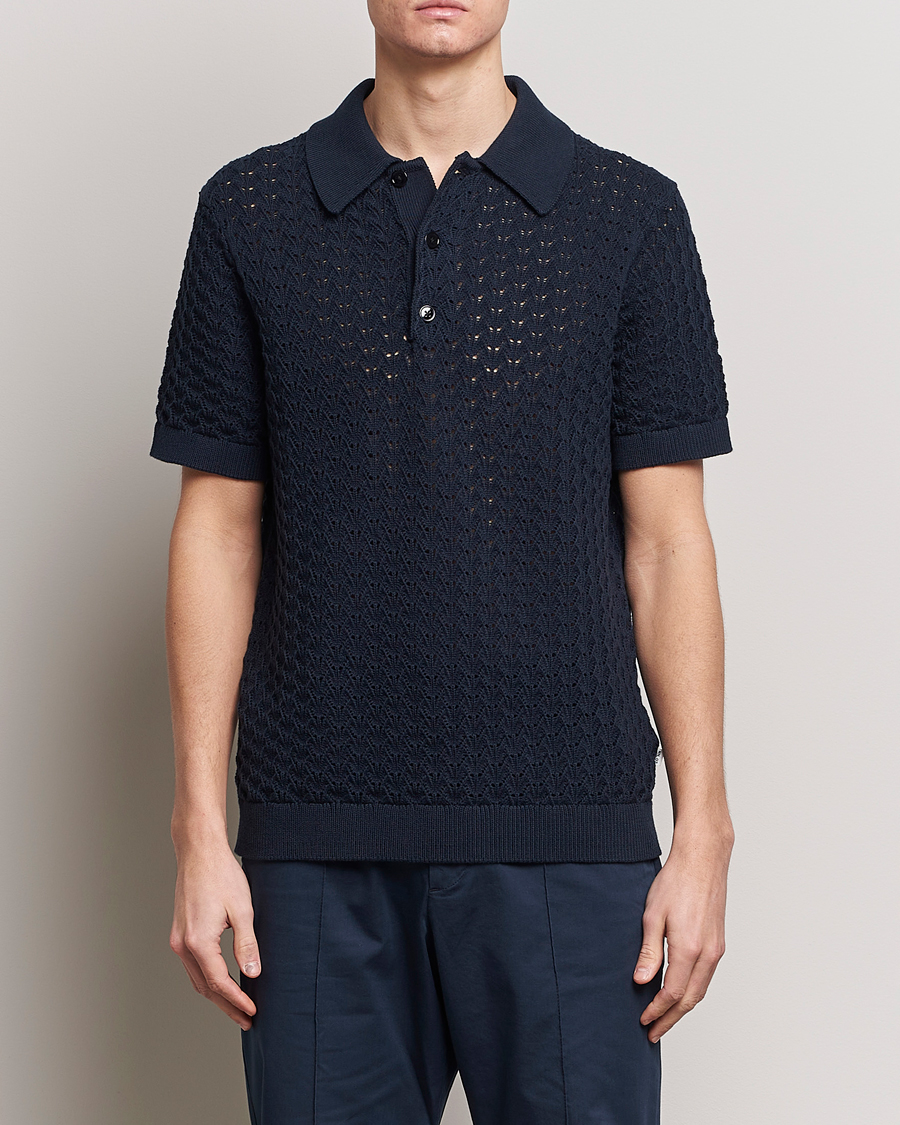 Herr | Pikéer | NN07 | Manuel Structured Polo Navy Blue