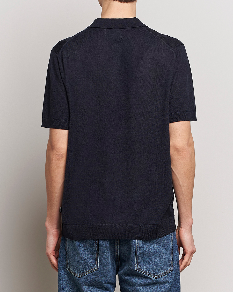 Herr | Pikéer | NN07 | Thor Knitted Polo Navy Blue