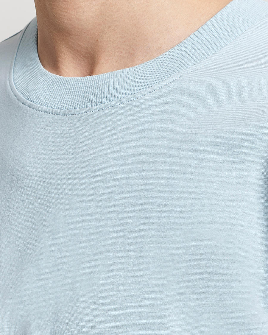 Herr | T-Shirts | NN07 | Adam Pima Crew Neck T-Shirt Winter Sky