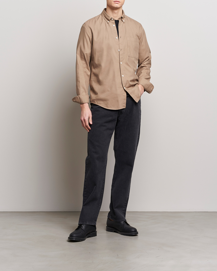 Herr | Skjortor | NN07 | Arne Tencel Shirt Greige