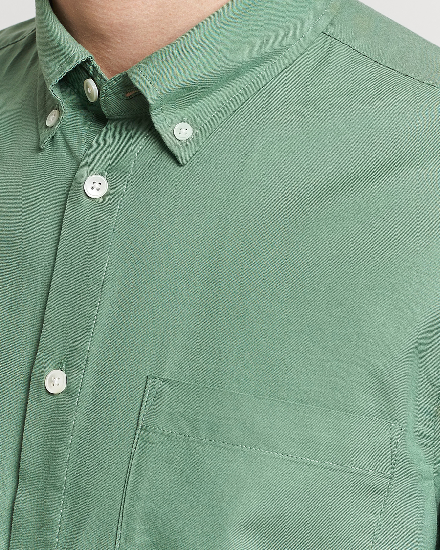 Herr | Skjortor | NN07 | Arne Tencel Shirt Hedge Green