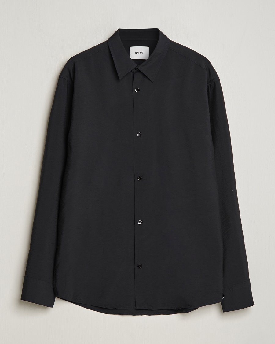 Herr | Skjortor | NN07 | Freddy Structured Shirt Black