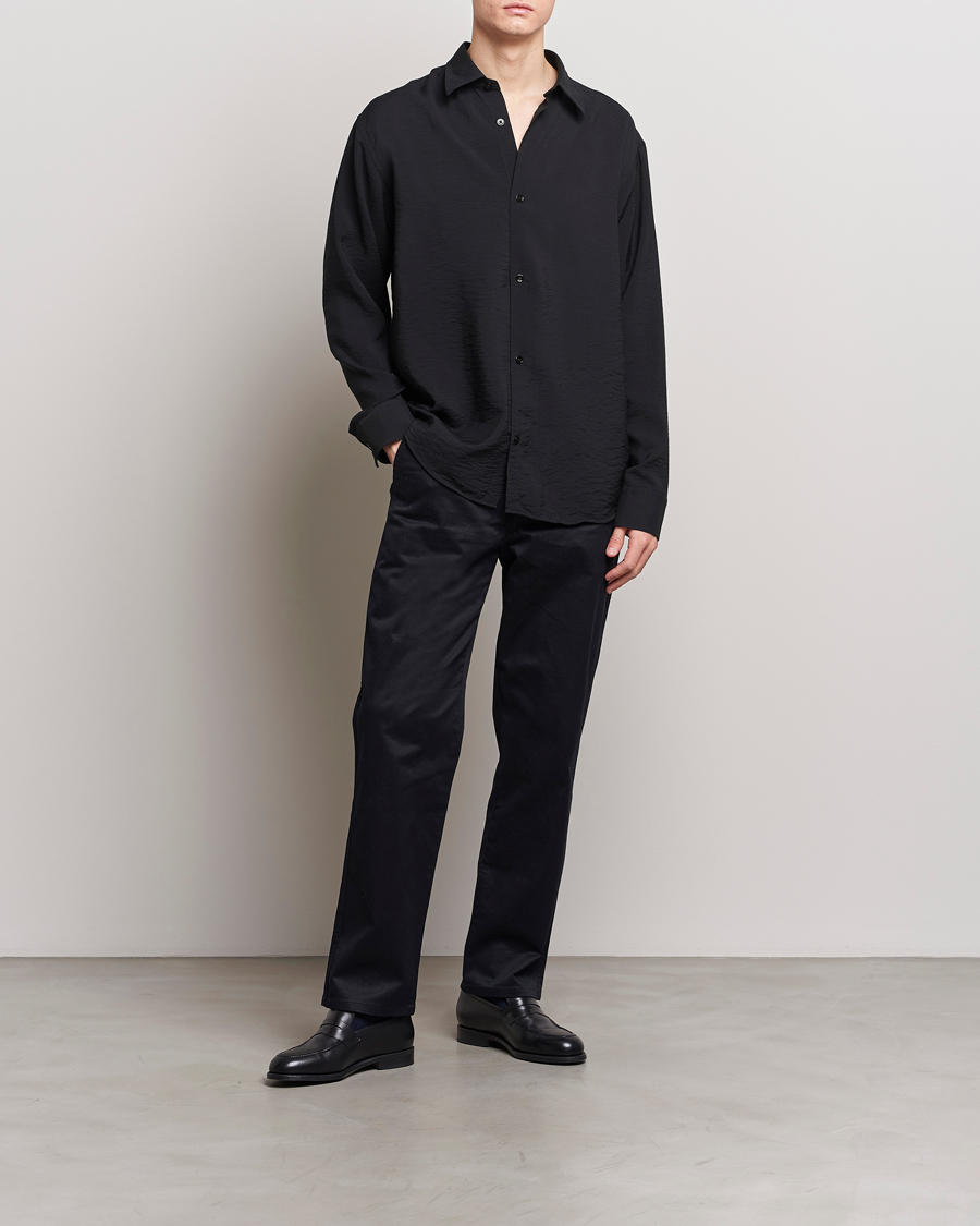 Herr | Skjortor | NN07 | Freddy Structured Shirt Black