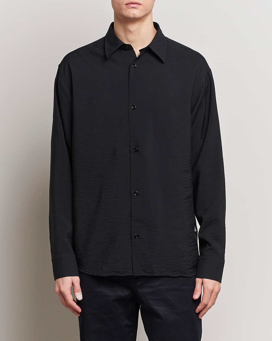 Herr | Casual | NN07 | Freddy Structured Shirt Black